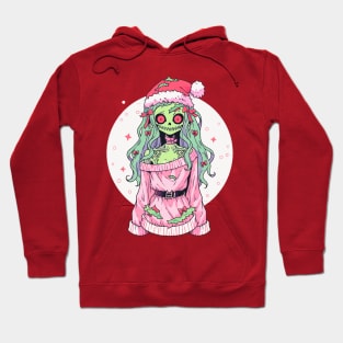 Cute Christmas Zombie Hoodie